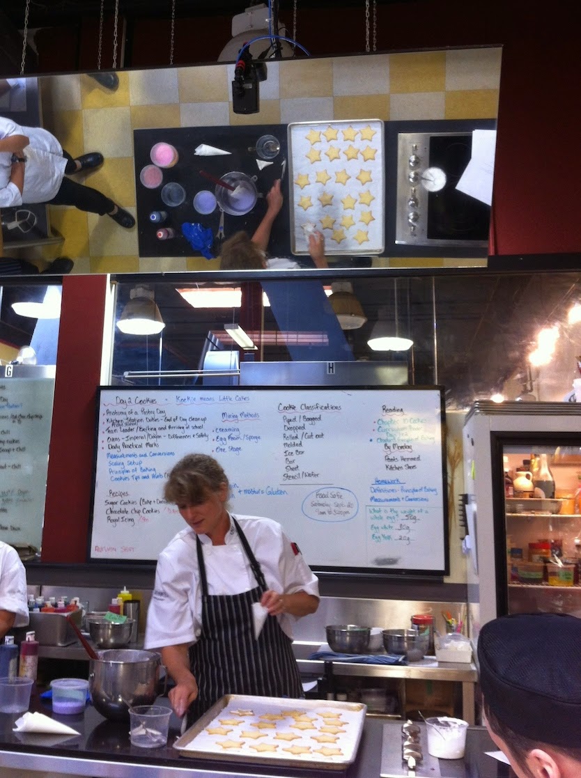 Various baked goods in the pastry kitchen.