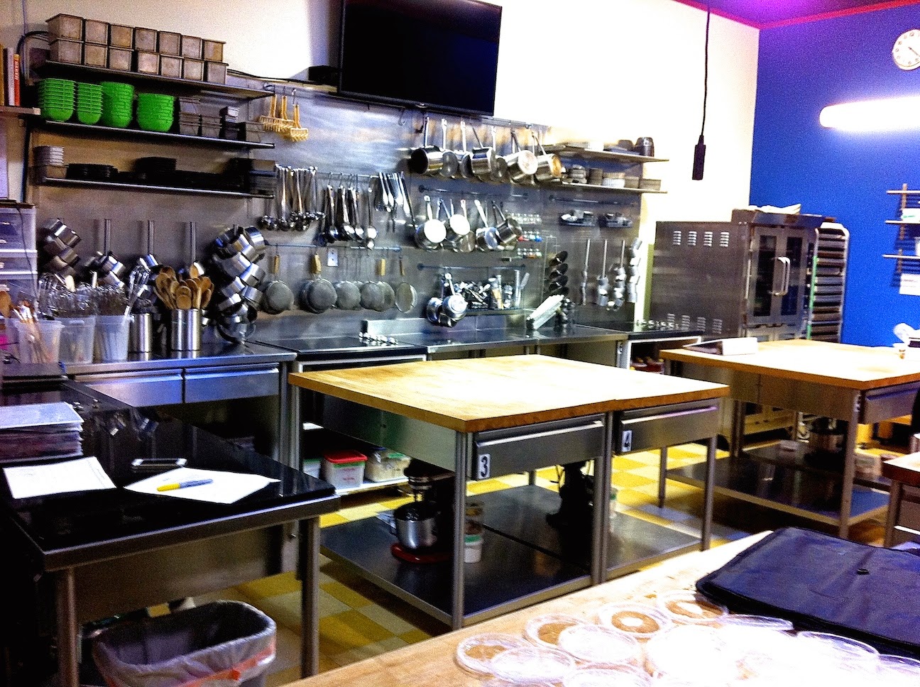 A pastry kitchen